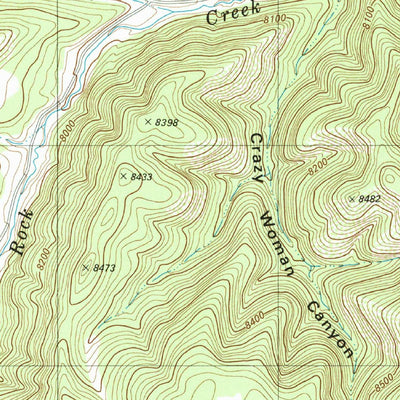 United States Geological Survey Vermejo Park, NM-CO (1986, 24000-Scale) digital map