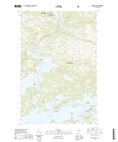 United States Geological Survey Vermilion Dam, MN (2022, 24000-Scale) digital map