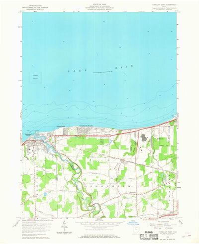 United States Geological Survey Vermilion East, OH (1959, 24000-Scale) digital map