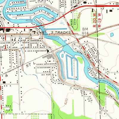 United States Geological Survey Vermilion East, OH (1959, 24000-Scale) digital map