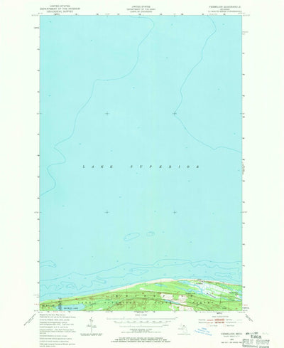 United States Geological Survey Vermilion, MI (1951, 24000-Scale) digital map