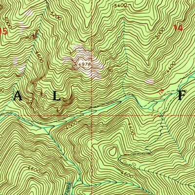 United States Geological Survey Vermilion Peak, ID (1995, 24000-Scale) digital map