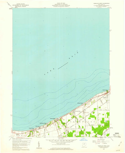 United States Geological Survey Vermilion West, OH (1959, 24000-Scale) digital map
