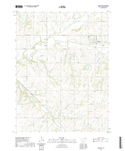 United States Geological Survey Vermillion, KS (2022, 24000-Scale) digital map