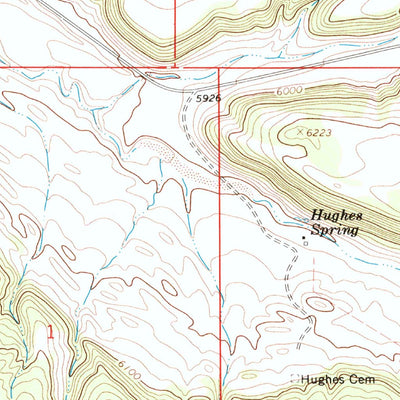 United States Geological Survey Vermillion Mesa, CO (1966, 24000-Scale) digital map