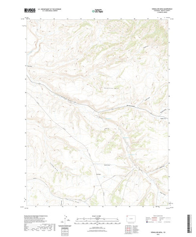 United States Geological Survey Vermillion Mesa, CO (2022, 24000-Scale) digital map