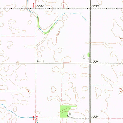 United States Geological Survey Vermillion SE, SD (1969, 24000-Scale) digital map