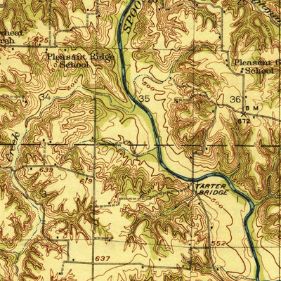 United States Geological Survey Vermont, IL (1921, 62500-Scale) digital map