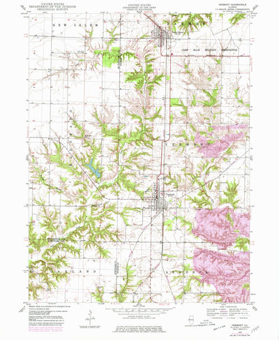 United States Geological Survey Vermont, IL (1947, 24000-Scale) digital map