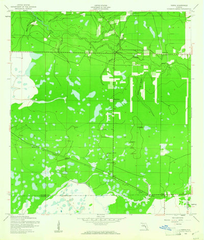 United States Geological Survey Verna, FL (1944, 24000-Scale) digital map