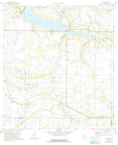 United States Geological Survey Verna, FL (1973, 24000-Scale) digital map