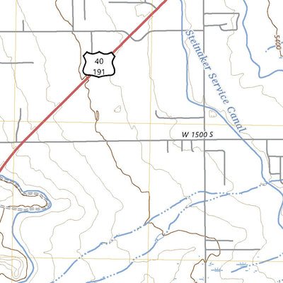 United States Geological Survey Vernal NE, UT (2023, 24000-Scale) digital map