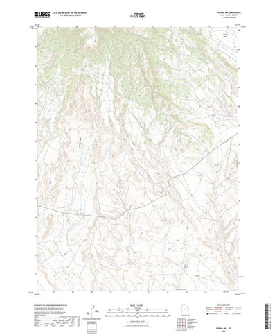 United States Geological Survey Vernal NW, UT (2023, 24000-Scale) digital map
