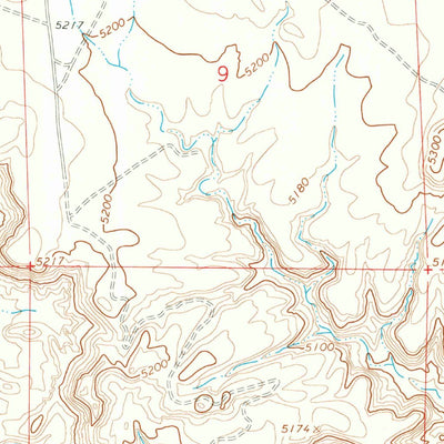 United States Geological Survey Vernal SE, UT (1964, 24000-Scale) digital map