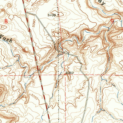 United States Geological Survey Vernal SW, UT (1964, 24000-Scale) digital map