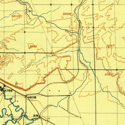 United States Geological Survey Vernal, UT (1917, 125000-Scale) digital map