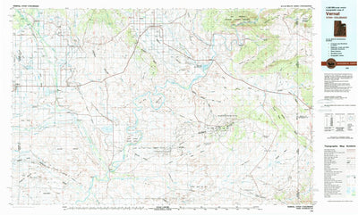 United States Geological Survey Vernal, UT-CO (1980, 100000-Scale) digital map