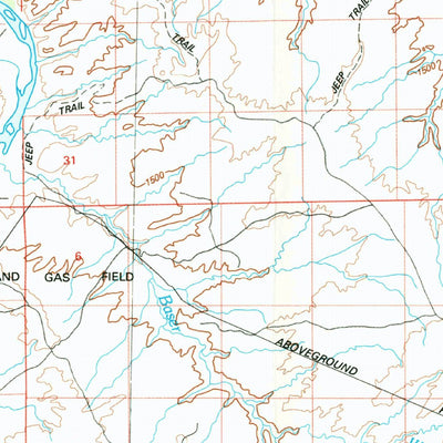 United States Geological Survey Vernal, UT-CO (1980, 100000-Scale) digital map