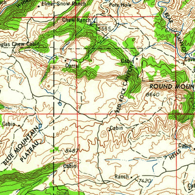 United States Geological Survey Vernal, UT-CO-WY (1960, 250000-Scale) digital map