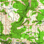 United States Geological Survey Vernal, UT-CO-WY (1960, 250000-Scale) digital map