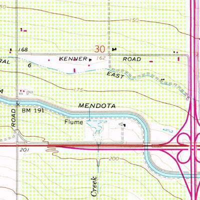 United States Geological Survey Vernalis, CA (1969, 24000-Scale) digital map