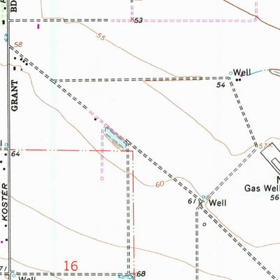 United States Geological Survey Vernalis, CA (1991, 24000-Scale) digital map
