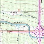 United States Geological Survey Vernalis, CA (1991, 24000-Scale) digital map