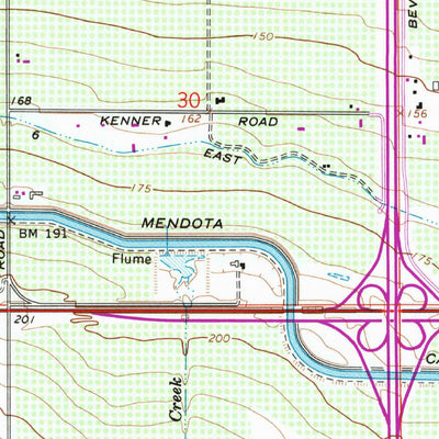 United States Geological Survey Vernalis, CA (1991, 24000-Scale) digital map