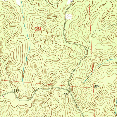 United States Geological Survey Vernon, AL (1967, 24000-Scale) digital map