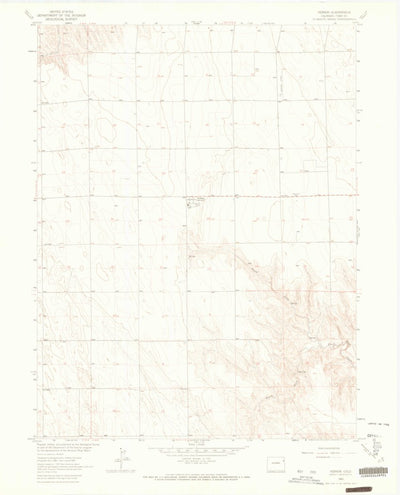 United States Geological Survey Vernon, CO (1963, 24000-Scale) digital map