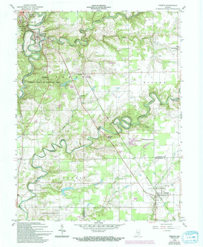 United States Geological Survey Vernon, IN (1959, 24000-Scale) digital map