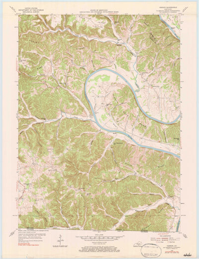 United States Geological Survey Vernon, KY (1981, 24000-Scale) digital map