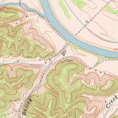 United States Geological Survey Vernon, KY (1981, 24000-Scale) digital map