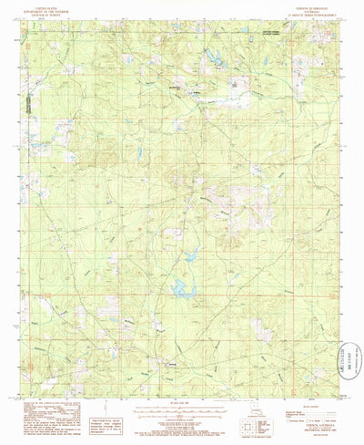 United States Geological Survey Vernon, LA (1985, 24000-Scale) digital map