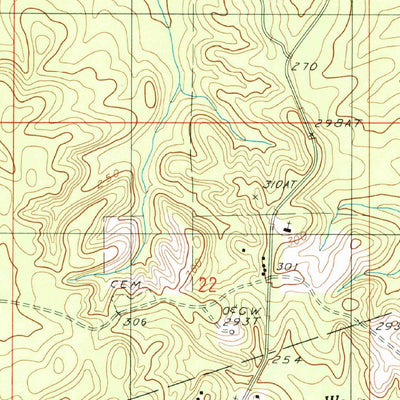 United States Geological Survey Vernon, LA (1985, 24000-Scale) digital map