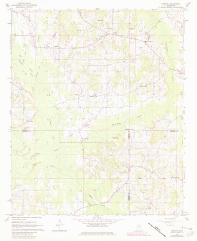 United States Geological Survey Vernon, MS (1962, 24000-Scale) digital map