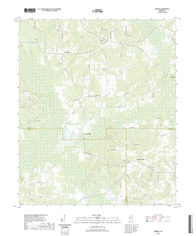 United States Geological Survey Vernon, MS (2020, 24000-Scale) digital map
