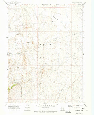 United States Geological Survey Vernon NE, UT (1971, 24000-Scale) digital map