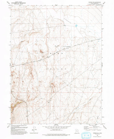 United States Geological Survey Vernon NE, UT (1993, 24000-Scale) digital map
