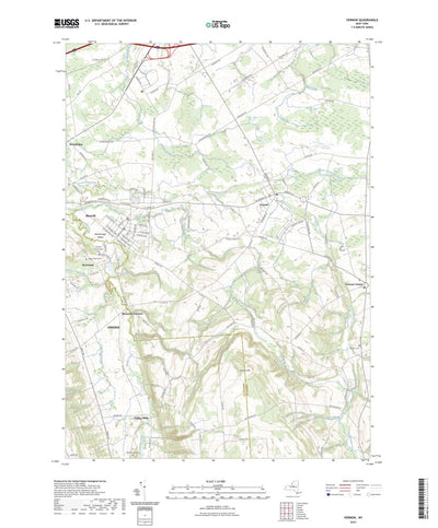 United States Geological Survey Vernon, NY (2023, 24000-Scale) digital map
