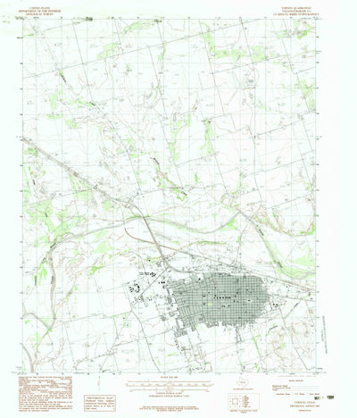 United States Geological Survey Vernon, TX (1983, 24000-Scale) digital map