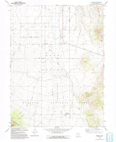United States Geological Survey Vernon, UT (1993, 24000-Scale) digital map
