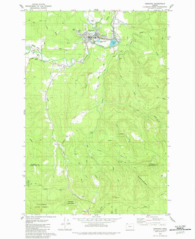 United States Geological Survey Vernonia, OR (1979, 24000-Scale) digital map
