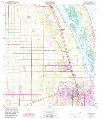 United States Geological Survey Vero Beach, FL (1949, 24000-Scale) digital map