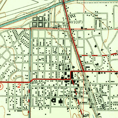 United States Geological Survey Vero Beach, FL (1950, 24000-Scale) digital map