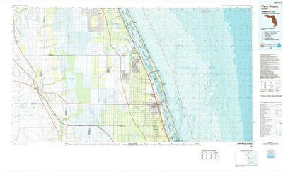 United States Geological Survey Vero Beach, FL (1985, 100000-Scale) digital map