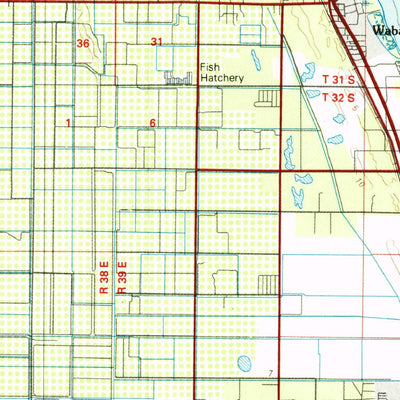 United States Geological Survey Vero Beach, FL (1985, 100000-Scale) digital map