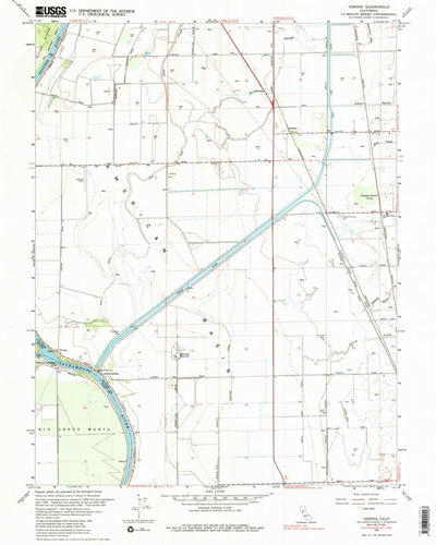 United States Geological Survey Verona, CA (1967, 24000-Scale) digital map