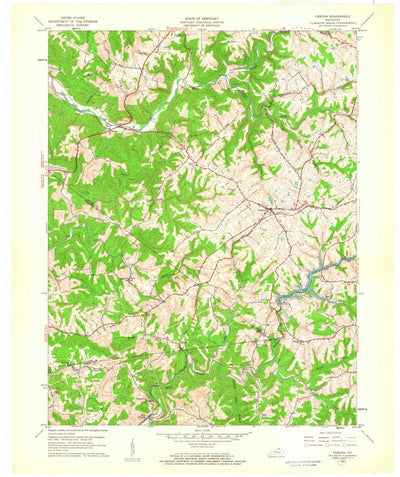 United States Geological Survey Verona, KY (1961, 24000-Scale) digital map
