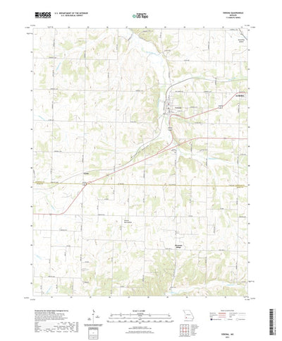 United States Geological Survey Verona, MO (2021, 24000-Scale) digital map